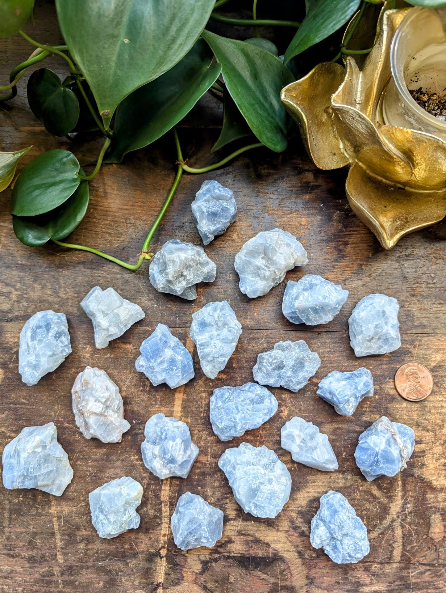 Raw Blue Calcite