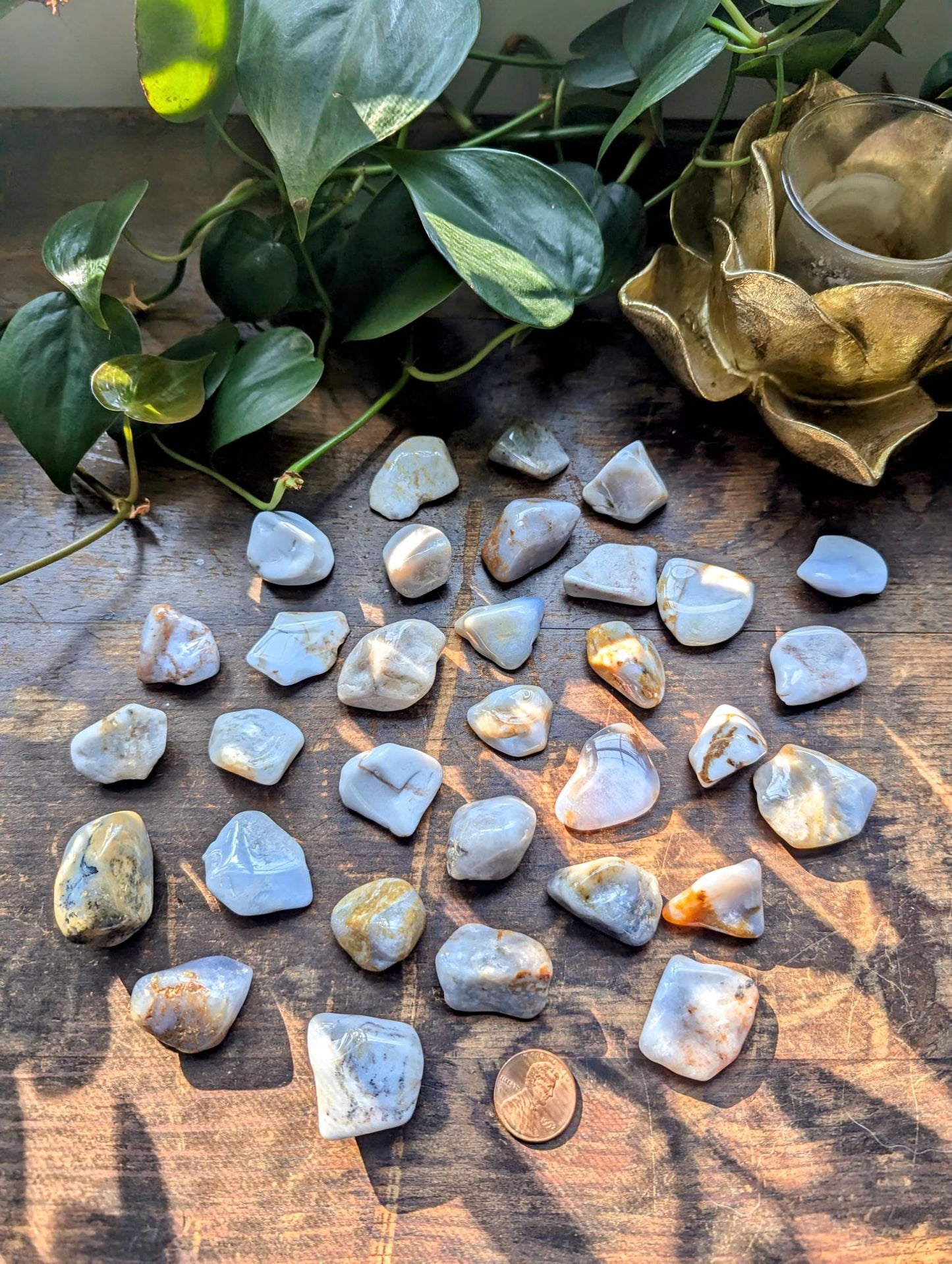 Blue Chalcedony Tumble