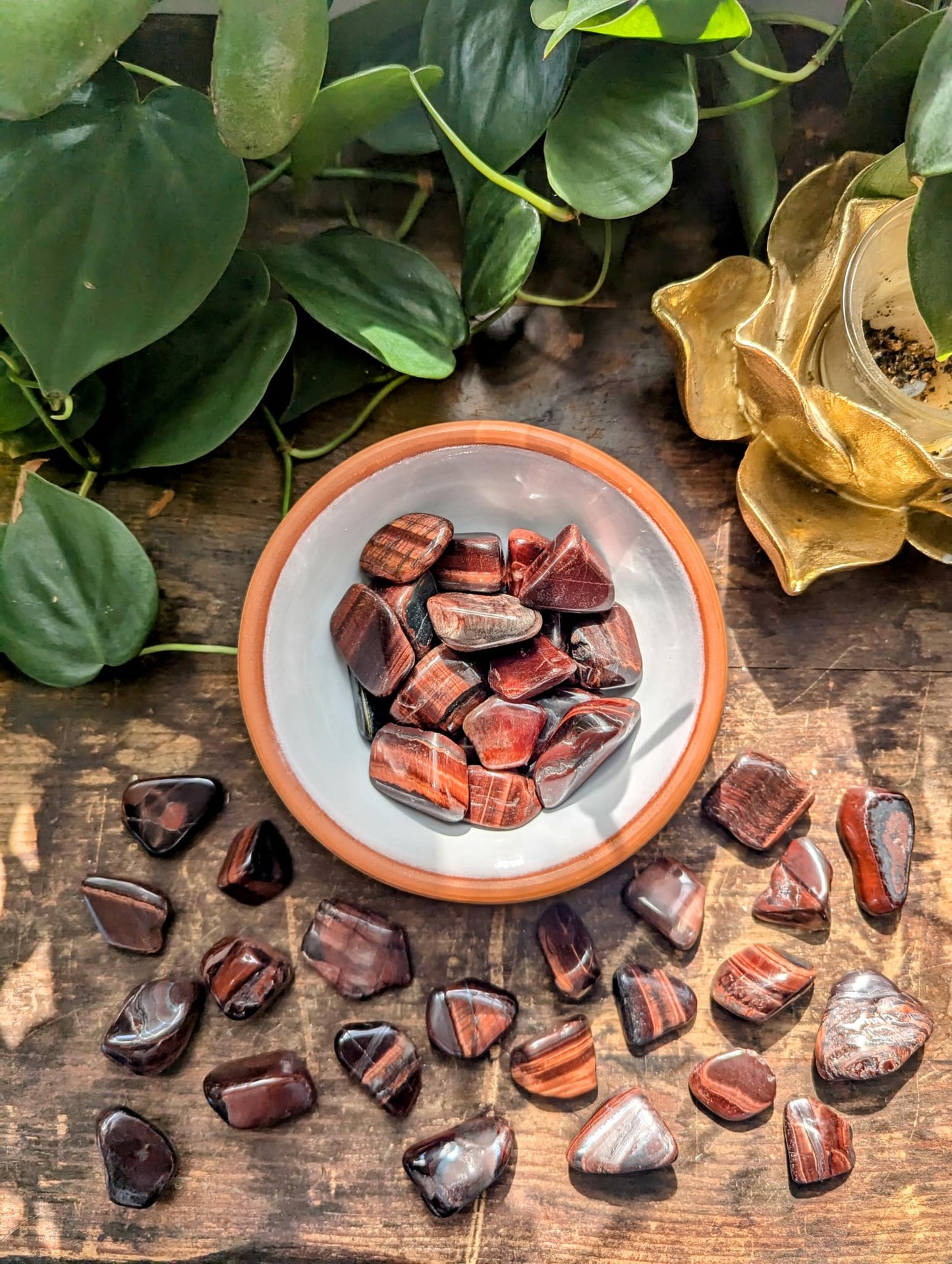 Red Tigers Eye Tumble