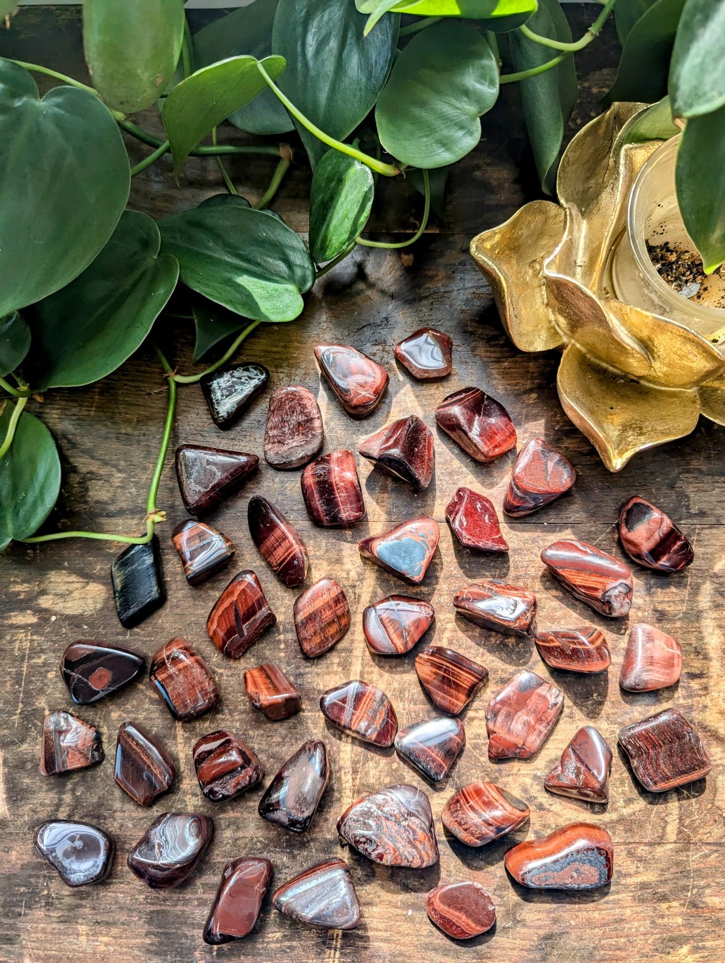 Red Tigers Eye Tumble