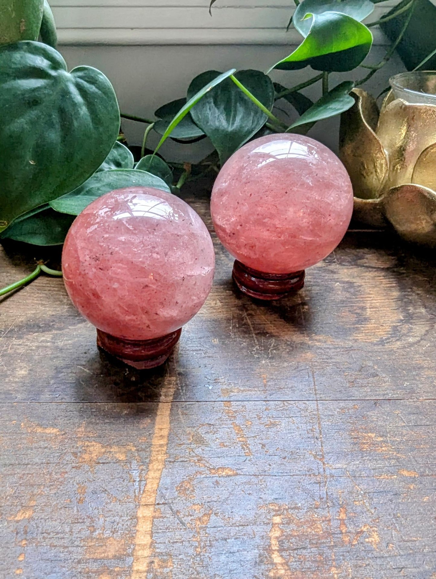 Strawberry Quartz Sphere