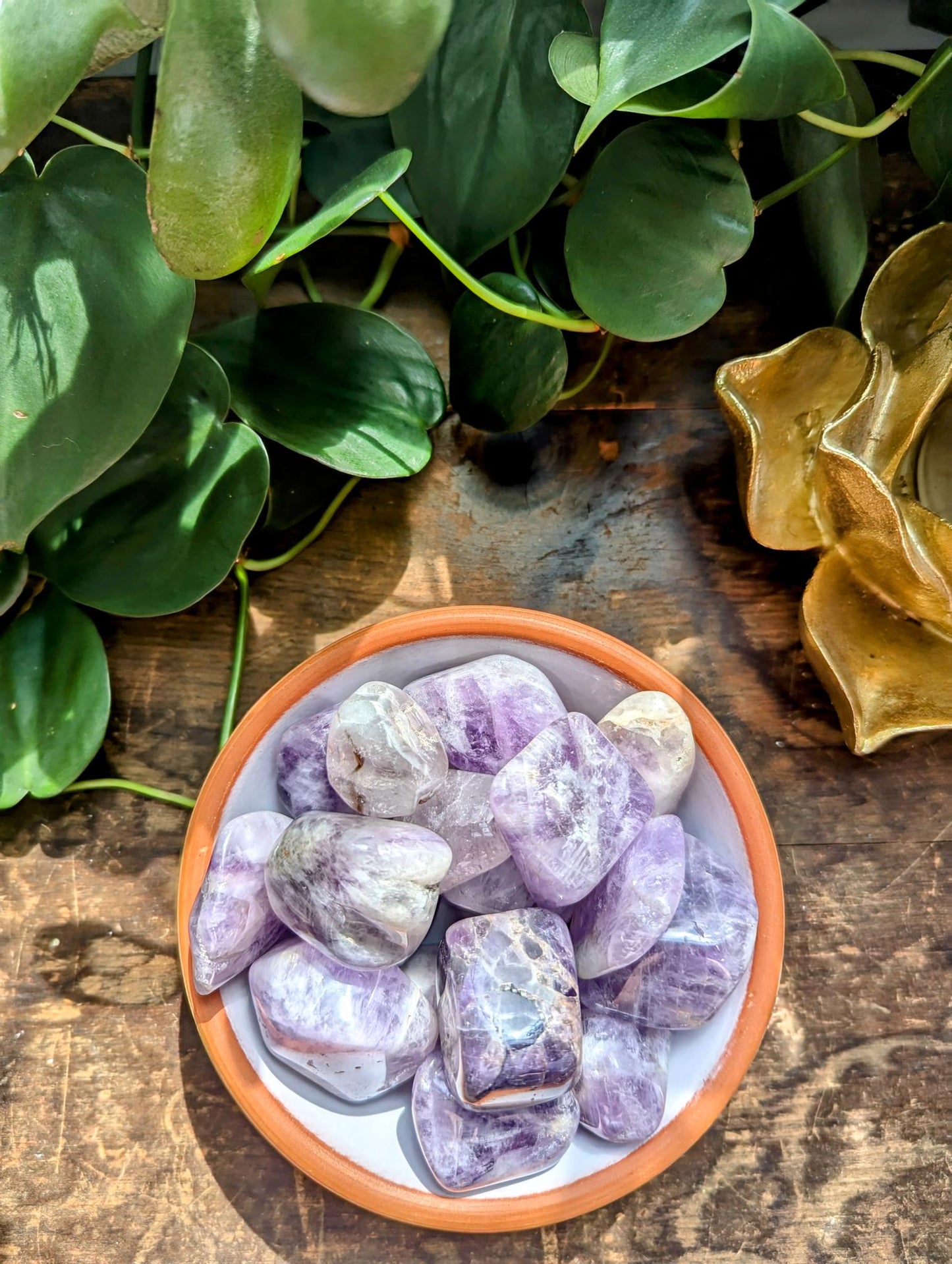 Chevron Amethyst Tumble