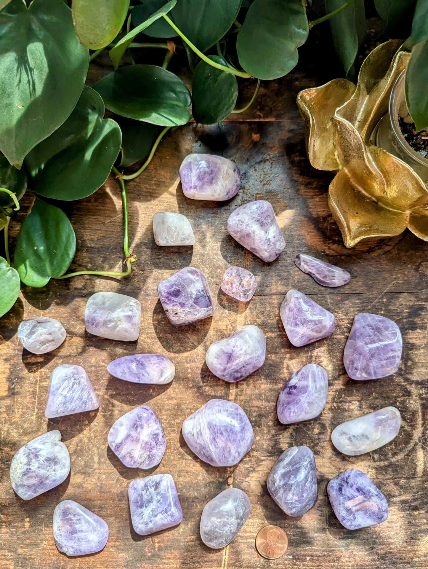 Chevron Amethyst Tumble