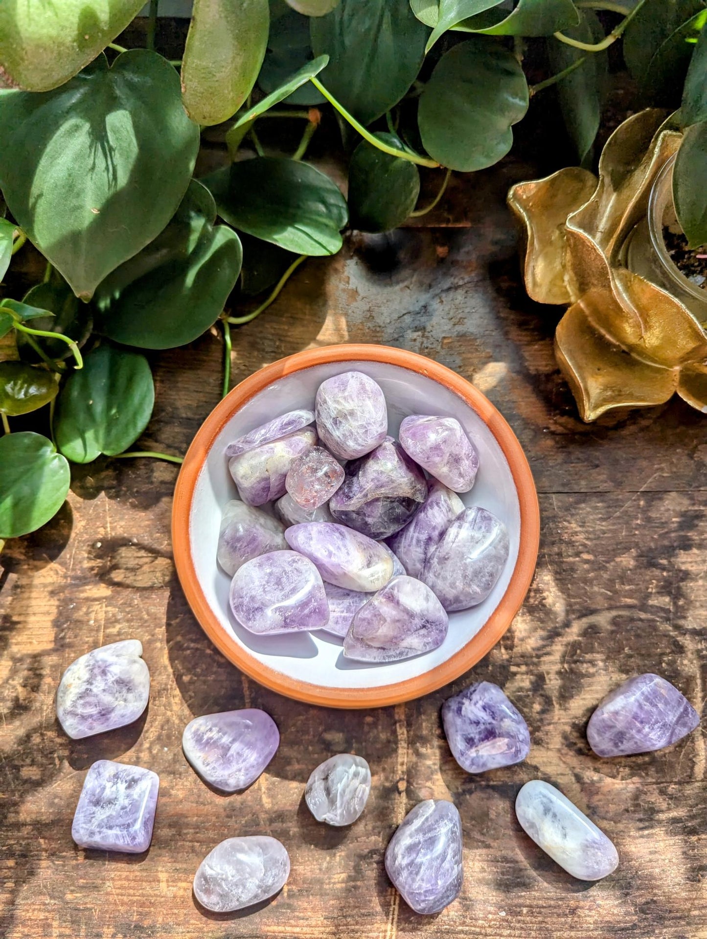 Chevron Amethyst Tumble