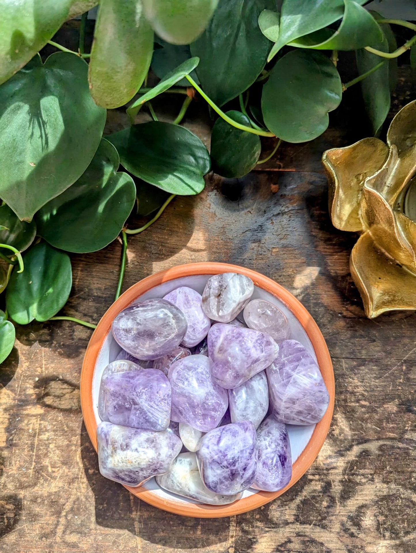 Chevron Amethyst Tumble