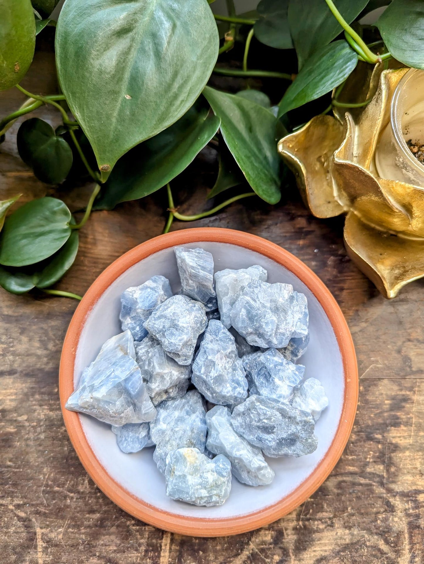 Raw Blue Calcite