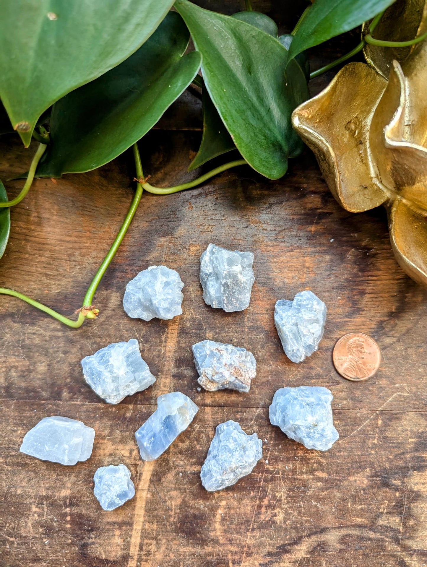 Raw Blue Calcite