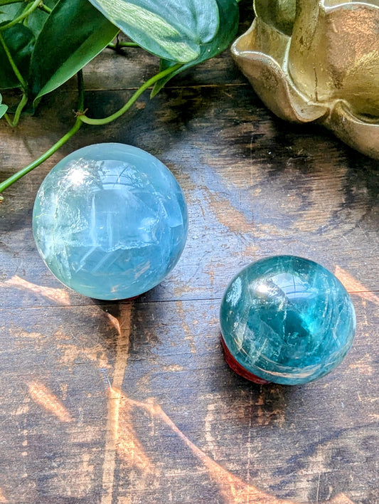 Blue Fluorite Sphere