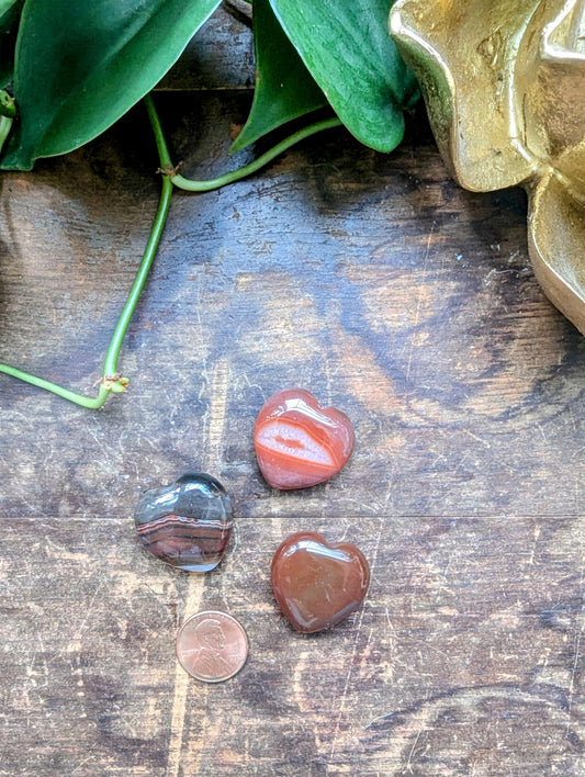 Carnelian Mini Heart