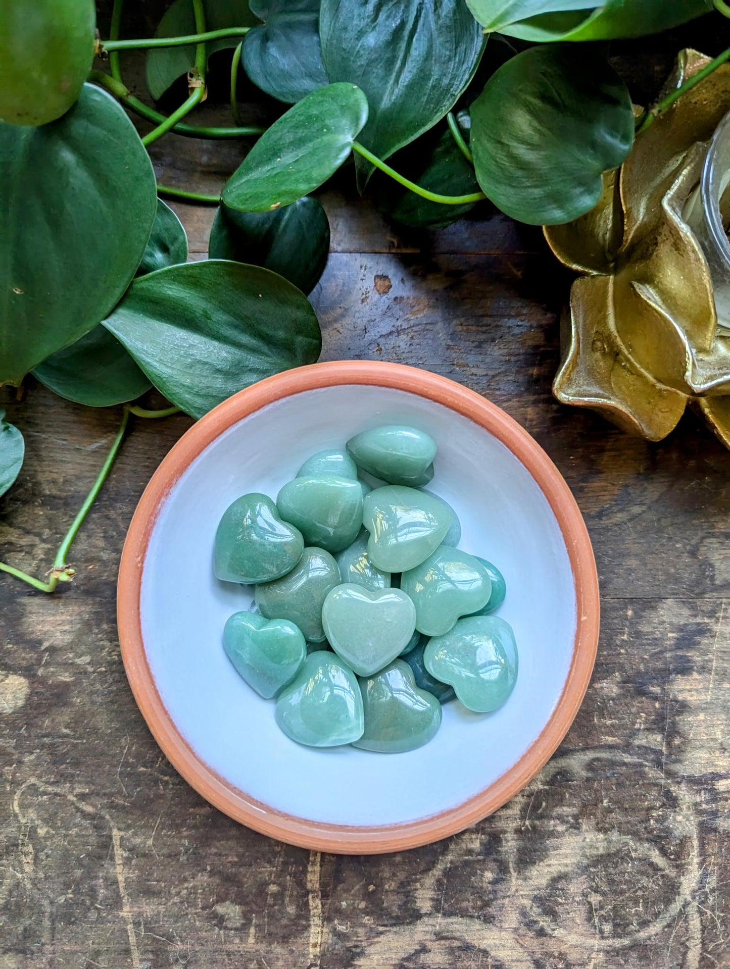 Green Aventurine Mini Heart