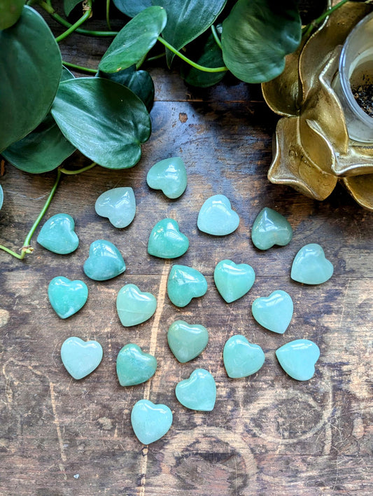 Green Aventurine Mini Heart