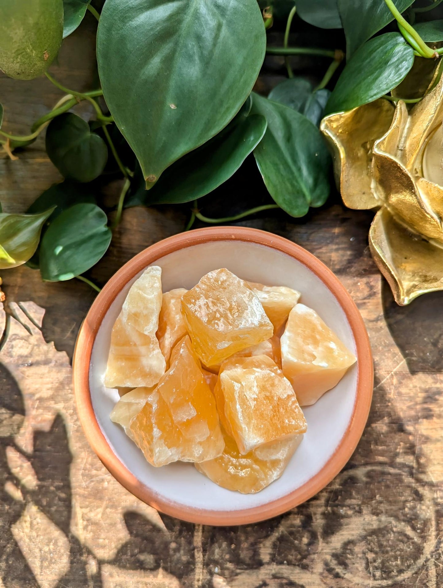 Raw Orange Calcite