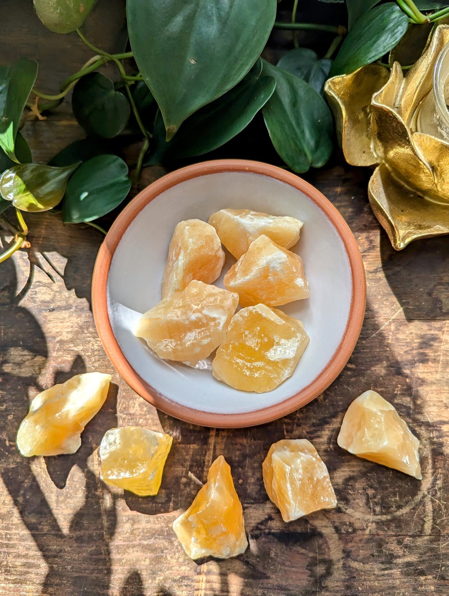 Raw Orange Calcite