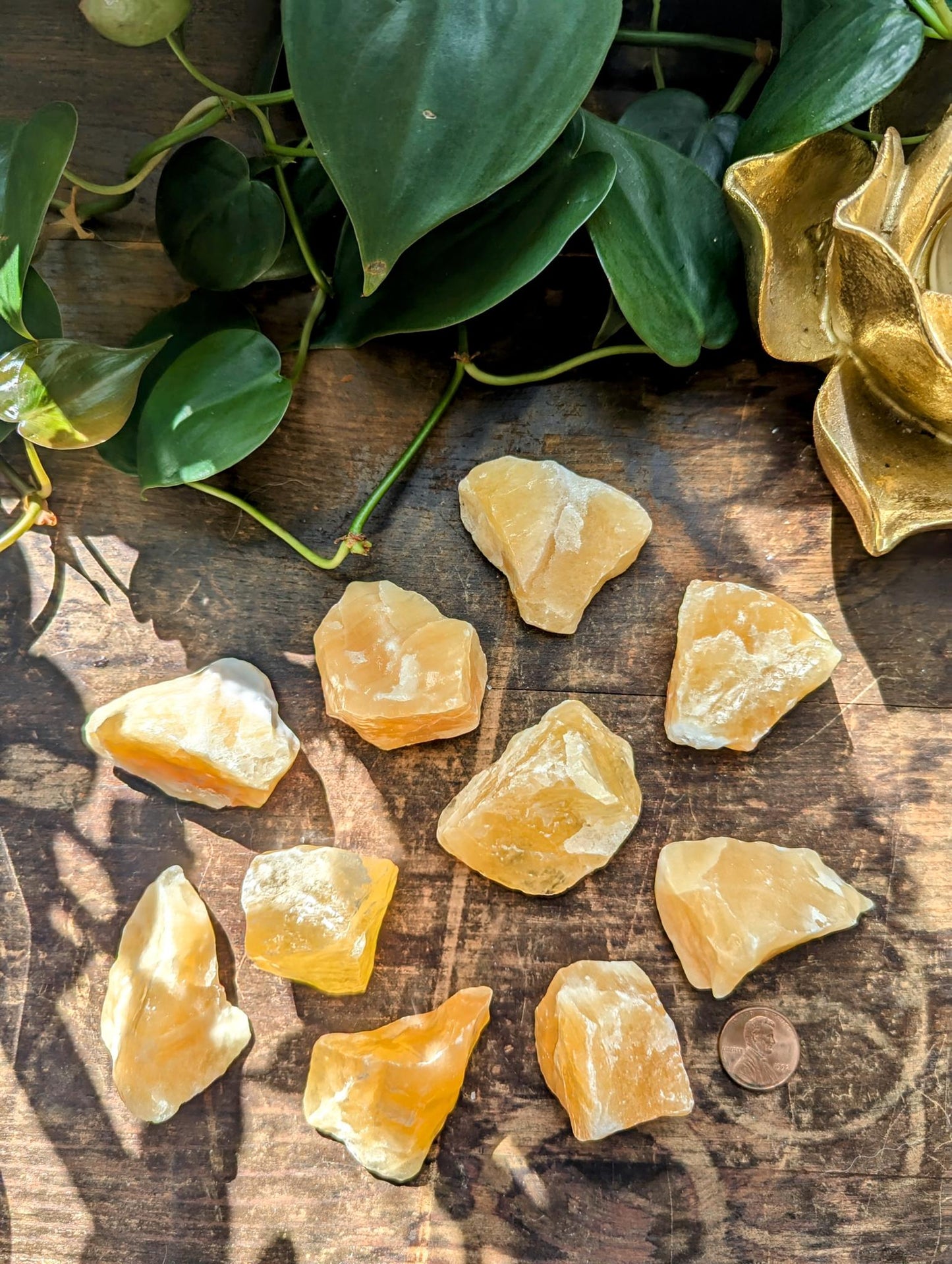 Raw Orange Calcite