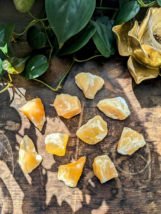 Raw Orange Calcite