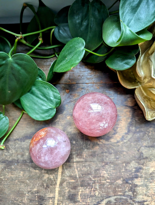 Strawberry Quartz Sphere